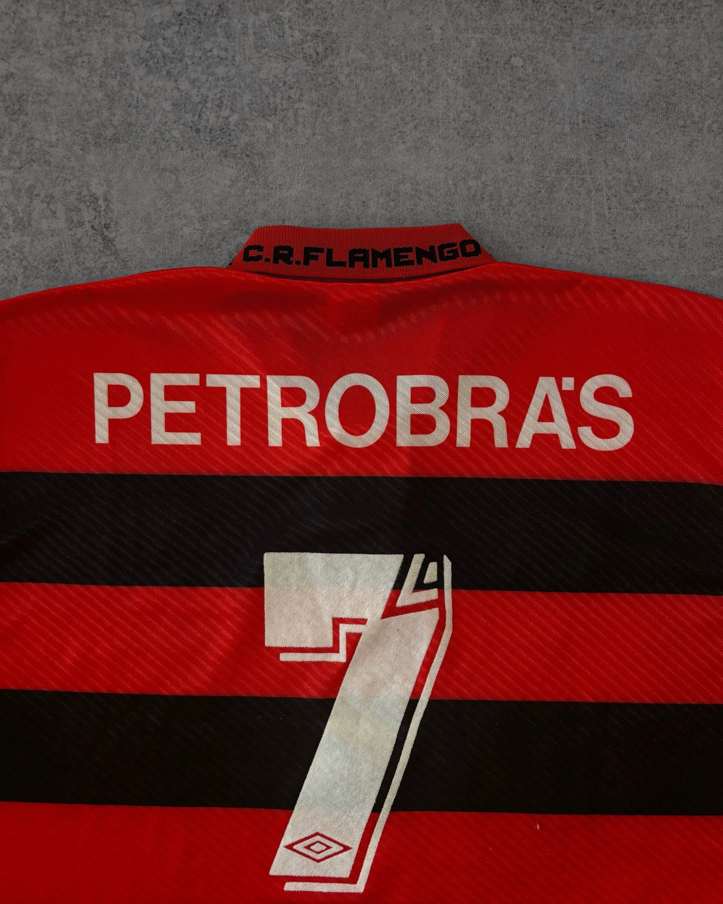 Flamengo 1994–95 Umbro Home Shirt – Lubrax – Nº7 Edmundo – Vintage Rubro-Negro