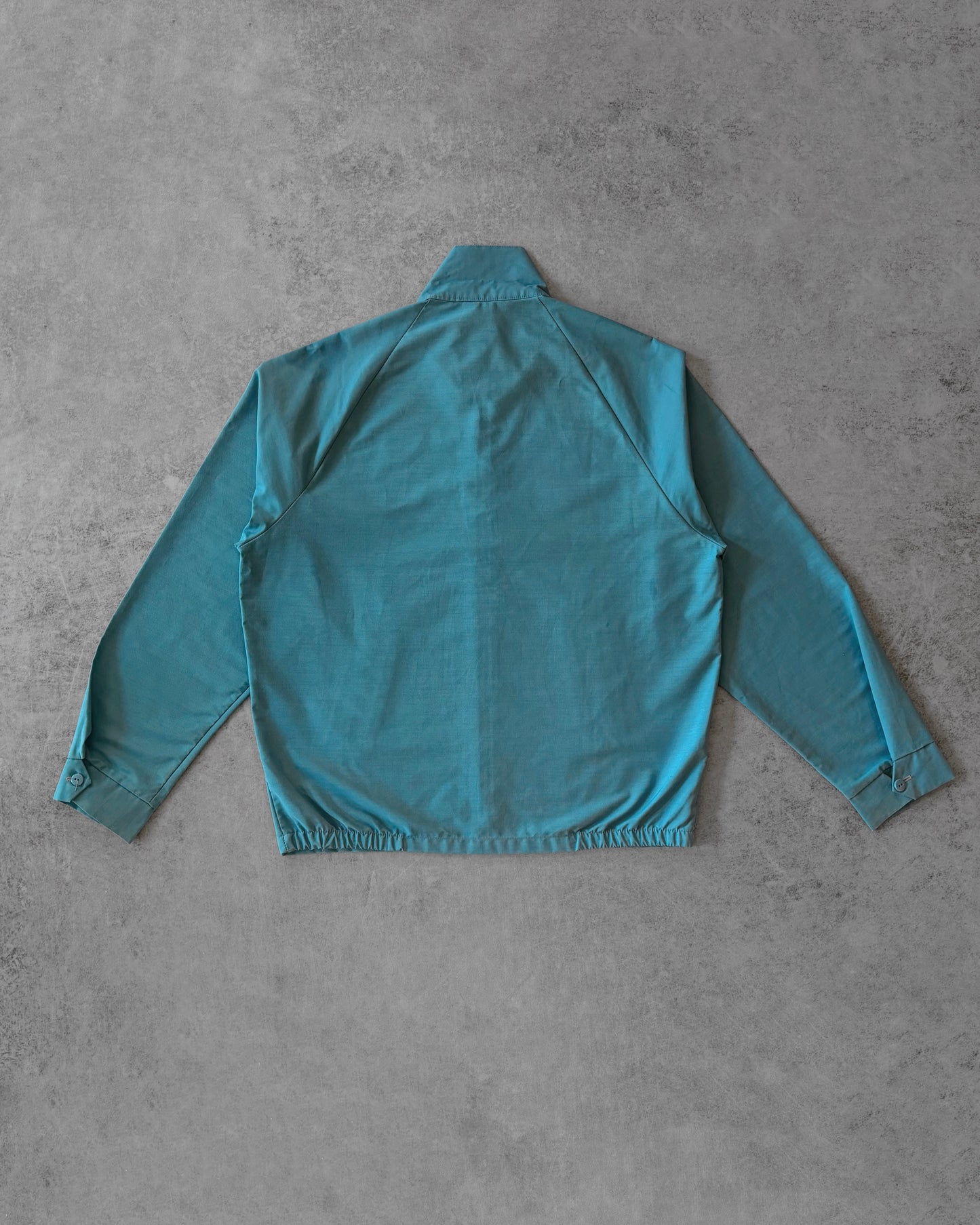 Vintage 60s/70s Salman Permanent Press Turquoise Jacket – Made in USA