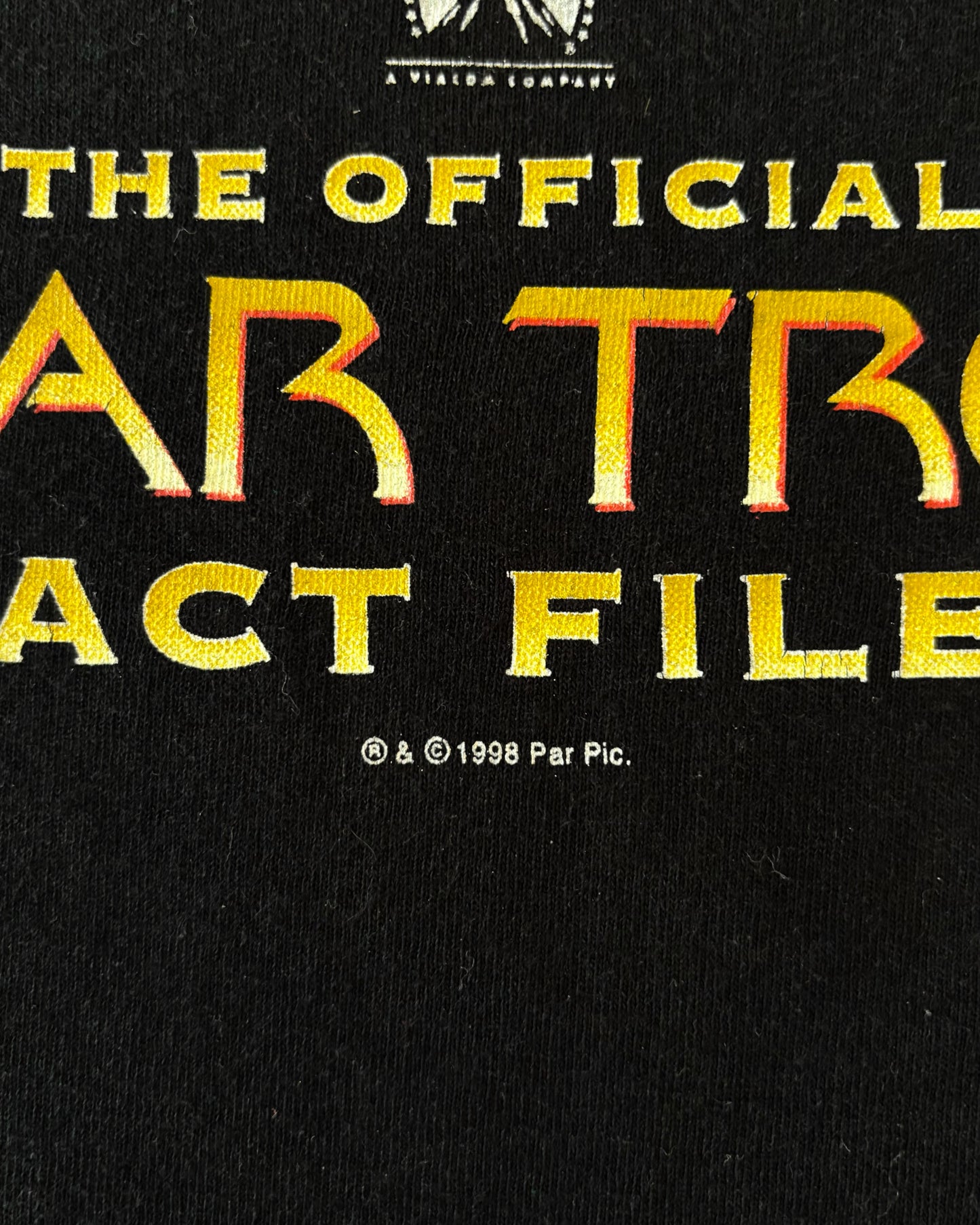 Vintage 1998 Star Trek Fact Files T-Shirt