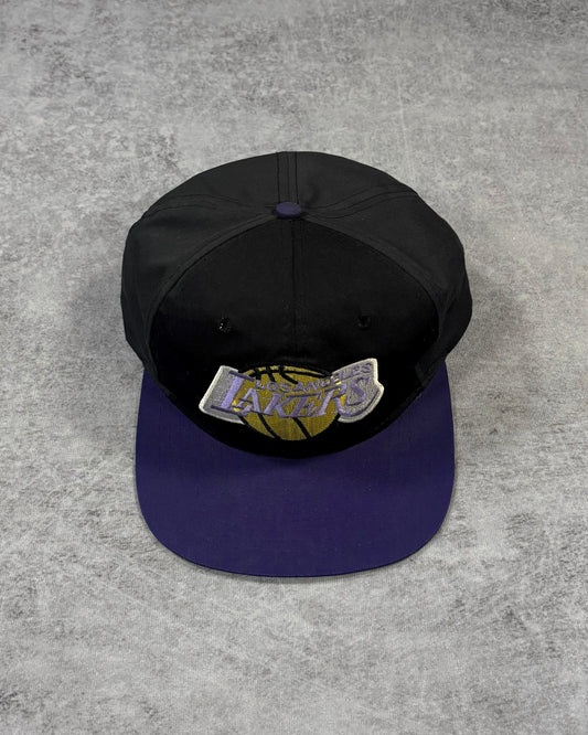 Vintage 1990s Los Angeles Lakers Snapback Cap – NBA Licensed AJD