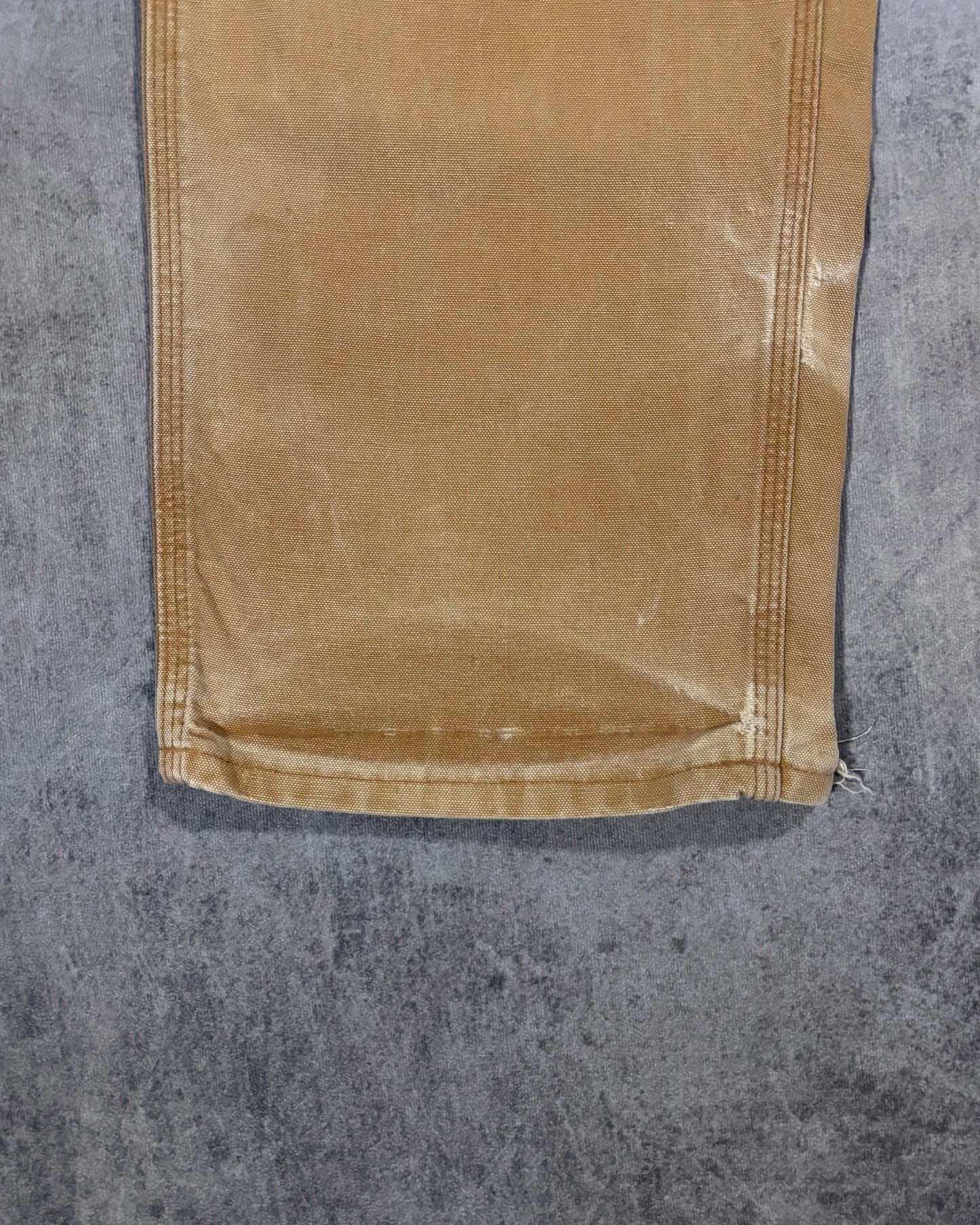 Vintage 2006 Distressed Carhartt Carpenter Pants - Brown Duck Canvas - Made in USA