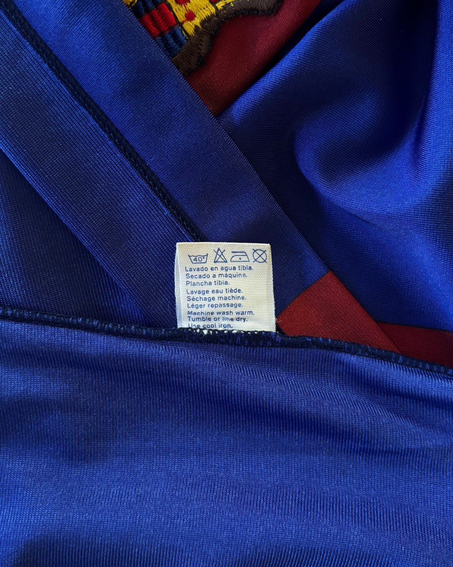 Vintage FC Barcelona Meyba Home Shirt 1980s – Original Barça Jersey – Blaugrana