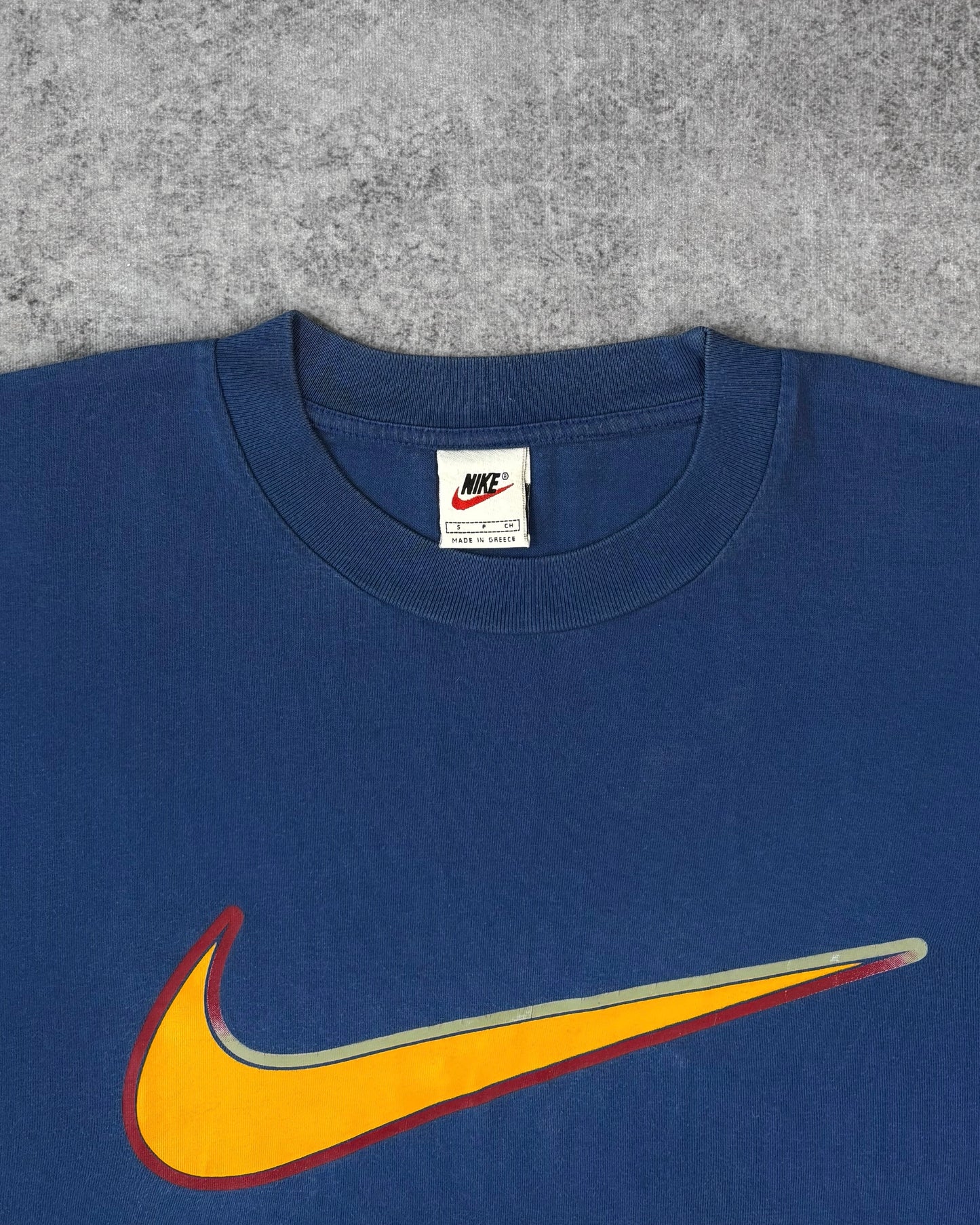 Vintage 1990s Nike Big Swoosh T-Shirt Made in Greece