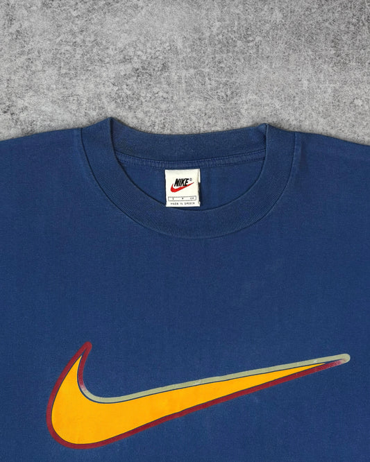 Vintage 1990s Nike Big Swoosh T-Shirt Made in Greece