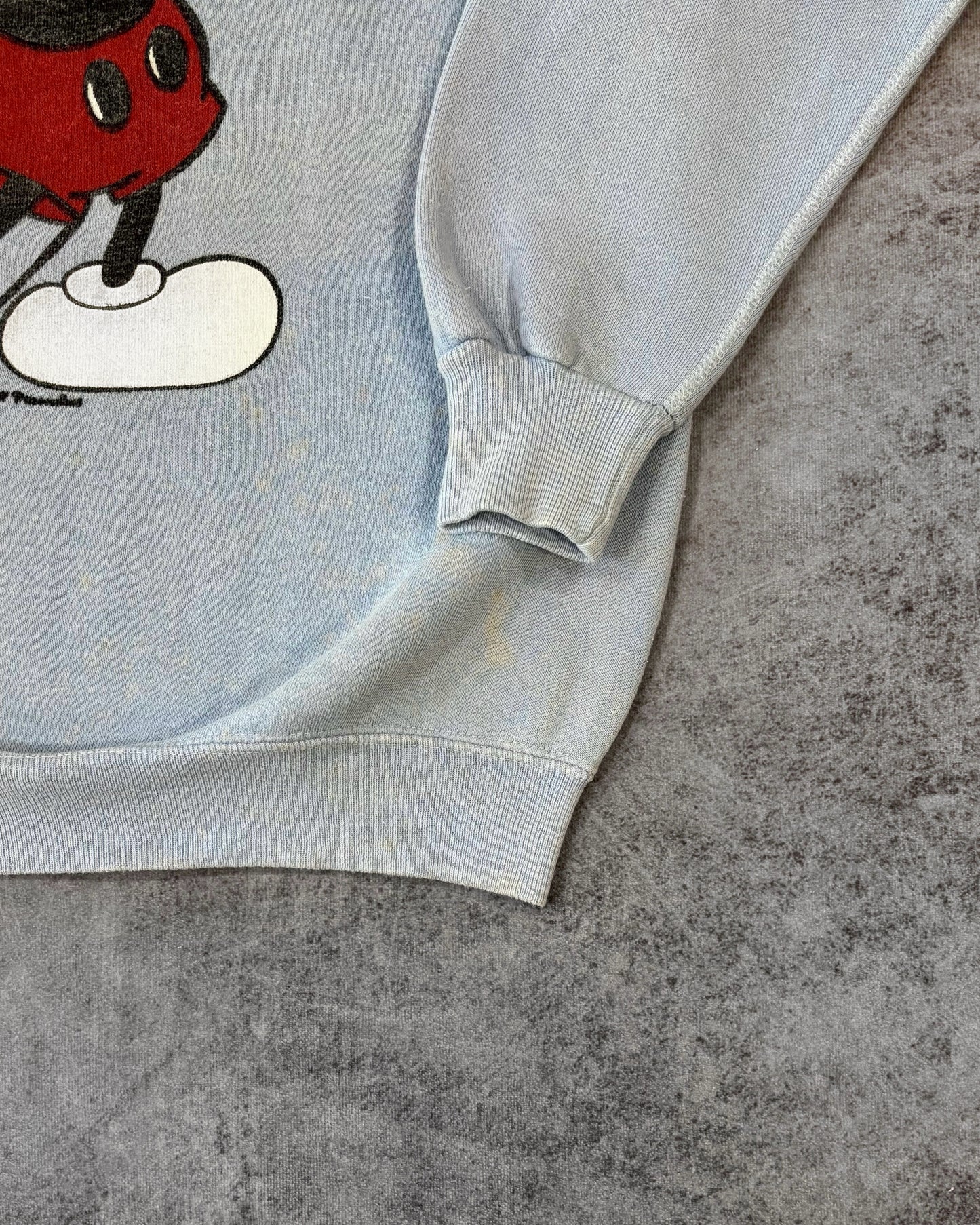 Vintage 1970s Mickey Mouse Disney Sweatshirt – Raglan Crewneck – Screen Print