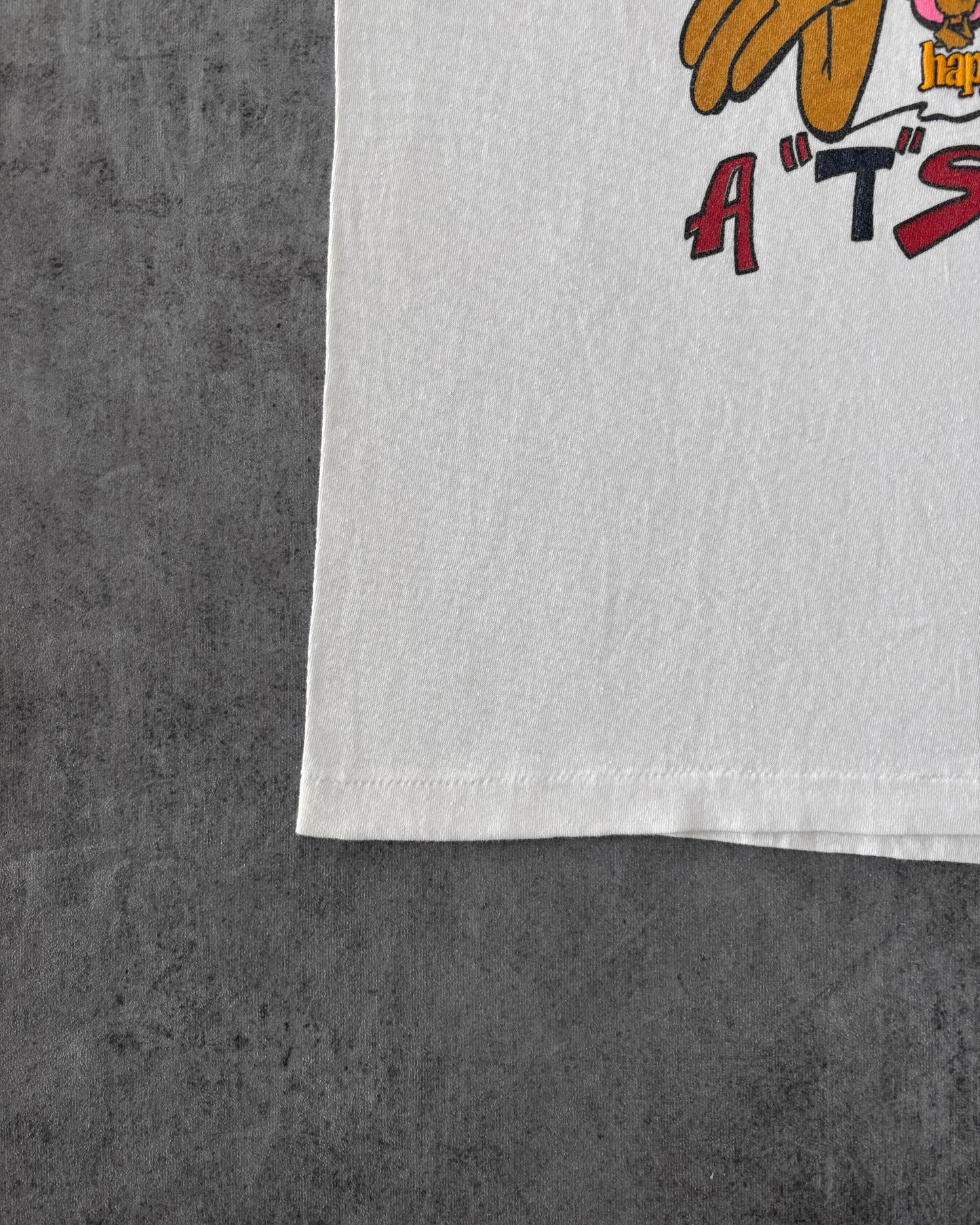 Vintage 1990s “Same Old F*ckin’ Gift” T-Shirt – Cartoon Duck – California Solar-T Tag