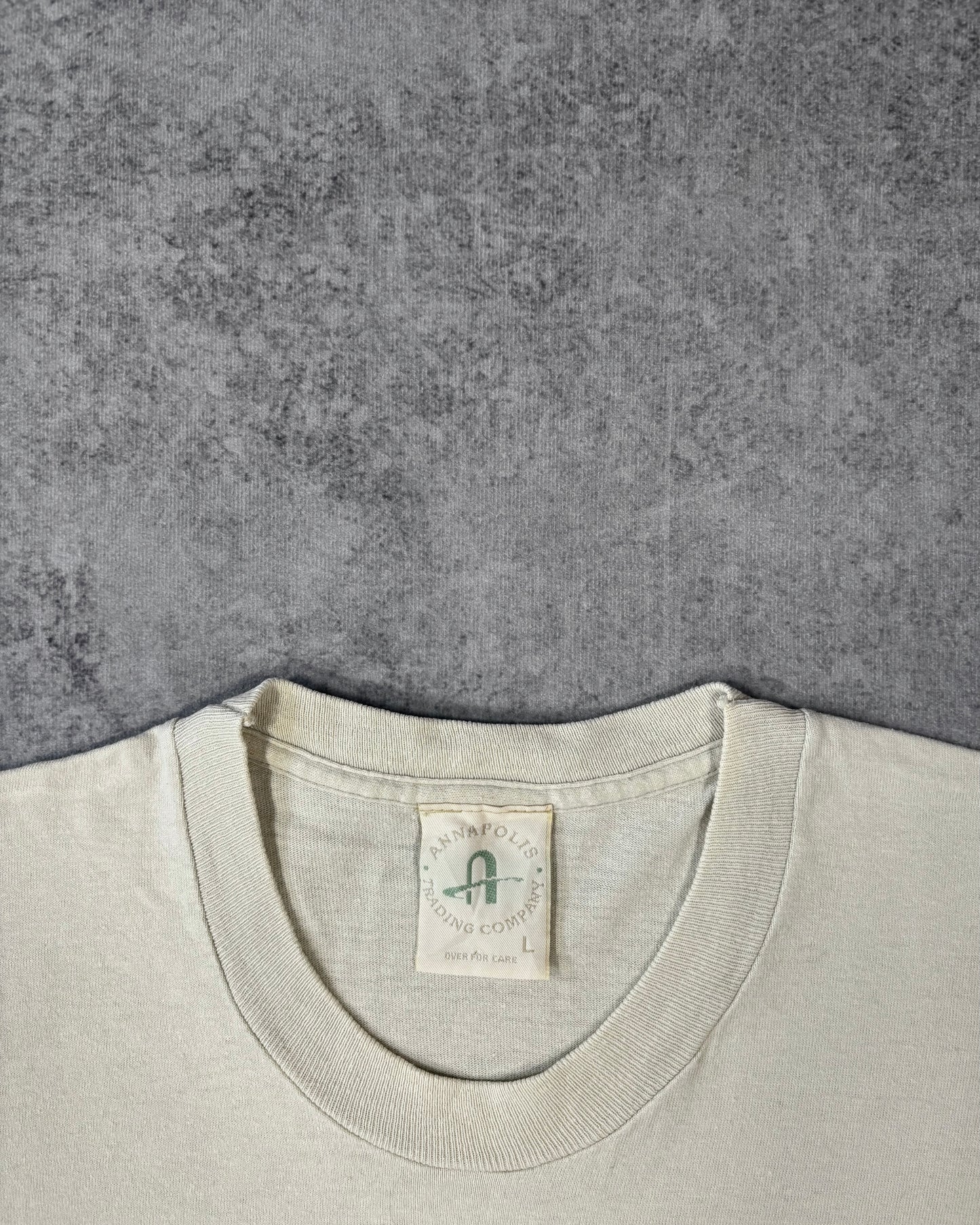 Vintage 1990s Annapolis Trading Company Fishing Graphic Pocket T-Shirt – Jim Ballard Art – Made in USA Single Stitch