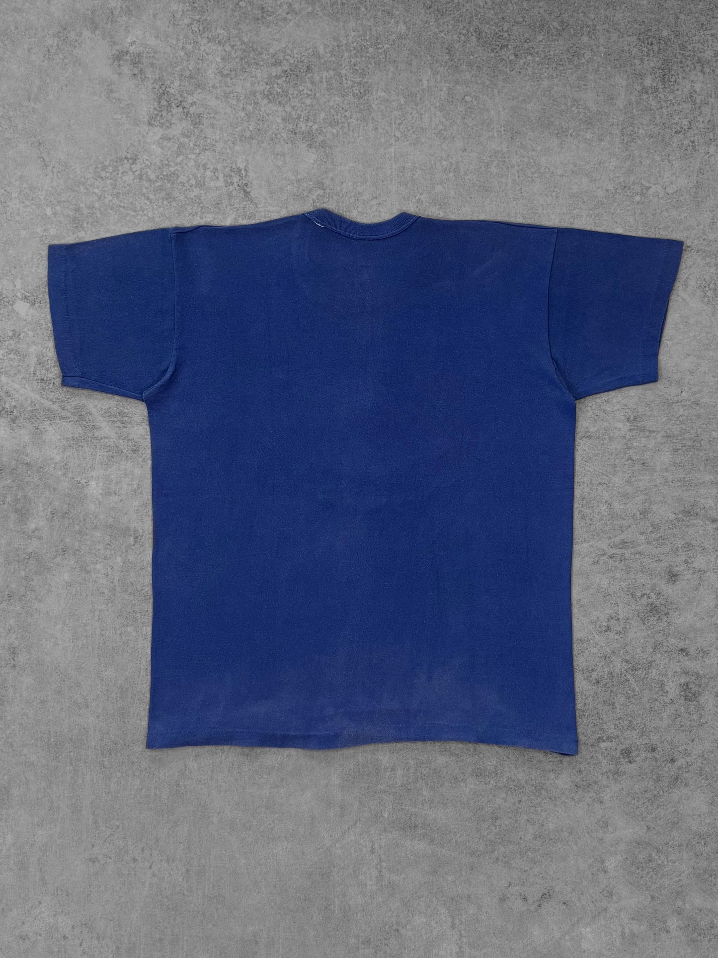 Vintage 1970s Russell Athletic LETS DISCO KNIGHTS T-Shirt - Blue Single Stitch - Made in USA - Disco Graphic Tee