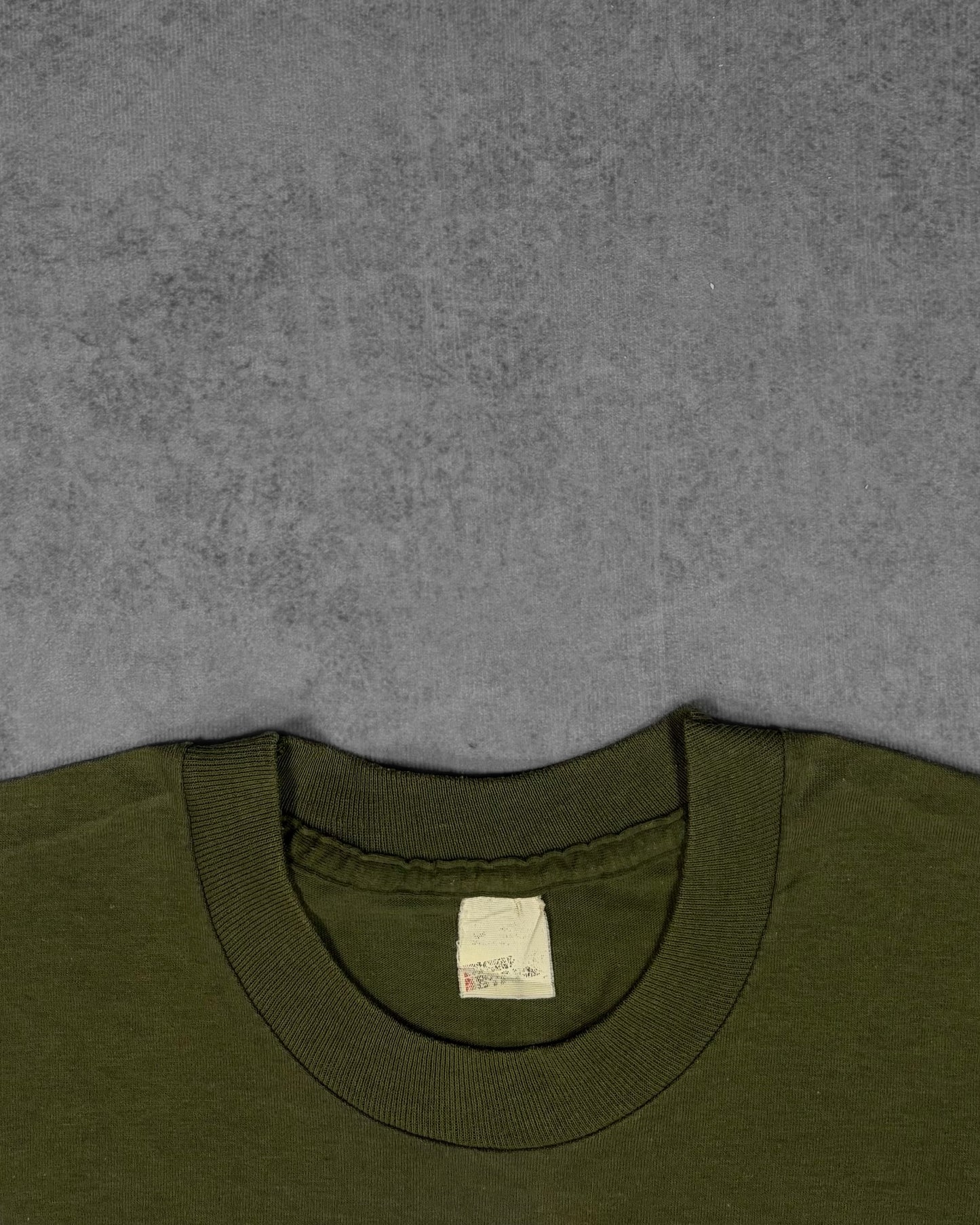 Vintage 1986 NAM Vietnam War "Ours Was A Noble Cause" t-shirt by JRS Enterprises – collar detail