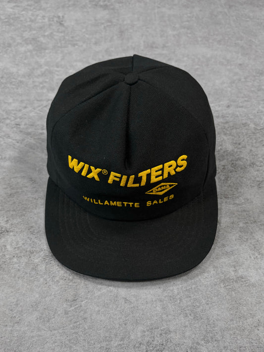 Vintage 1980s WIX Filters Snapback Cap – Made in USA – Trucker Style
