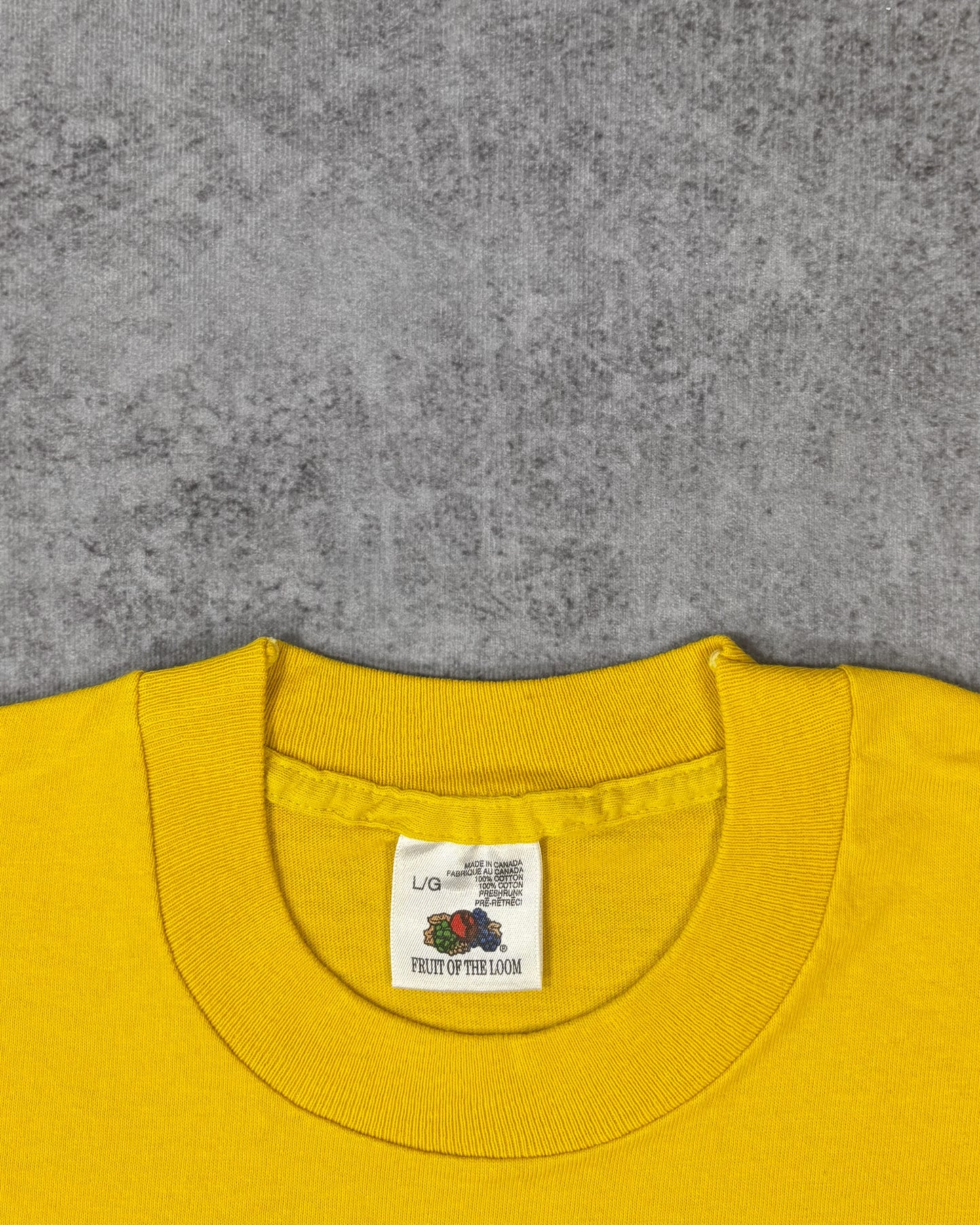 Vintage 1990s Yellow General Store Buddy’s Helpers Graphic T-Shirt – Fruit of the Loom Canada - Edmonton Heritage Festival