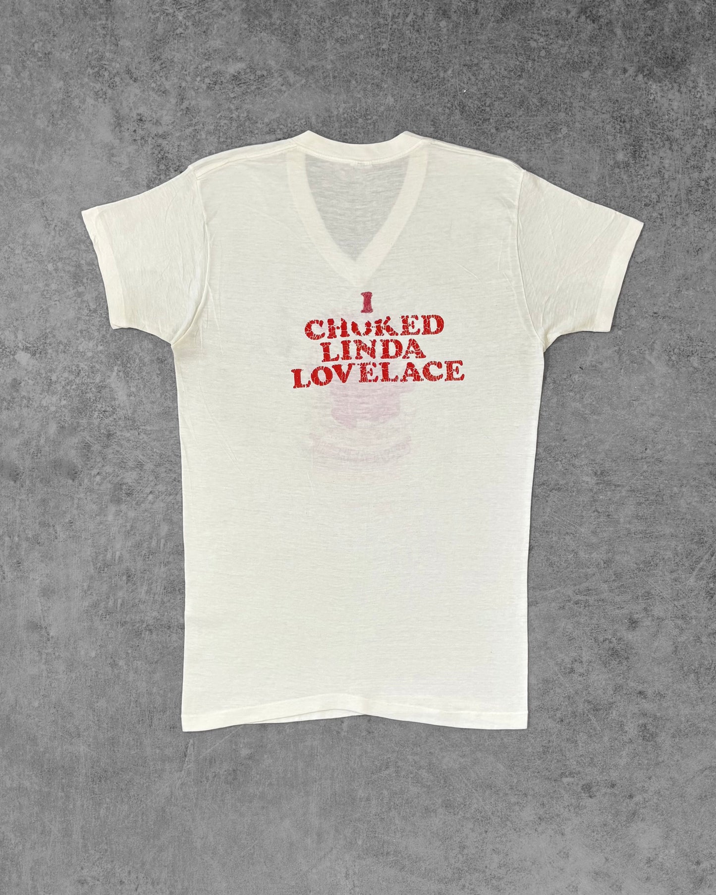 Vintage 1970s Kool-Aid Man Linda Lovelace Graphic T-Shirt – Towncraft JCPenney – Adult Humor – Single Stitch