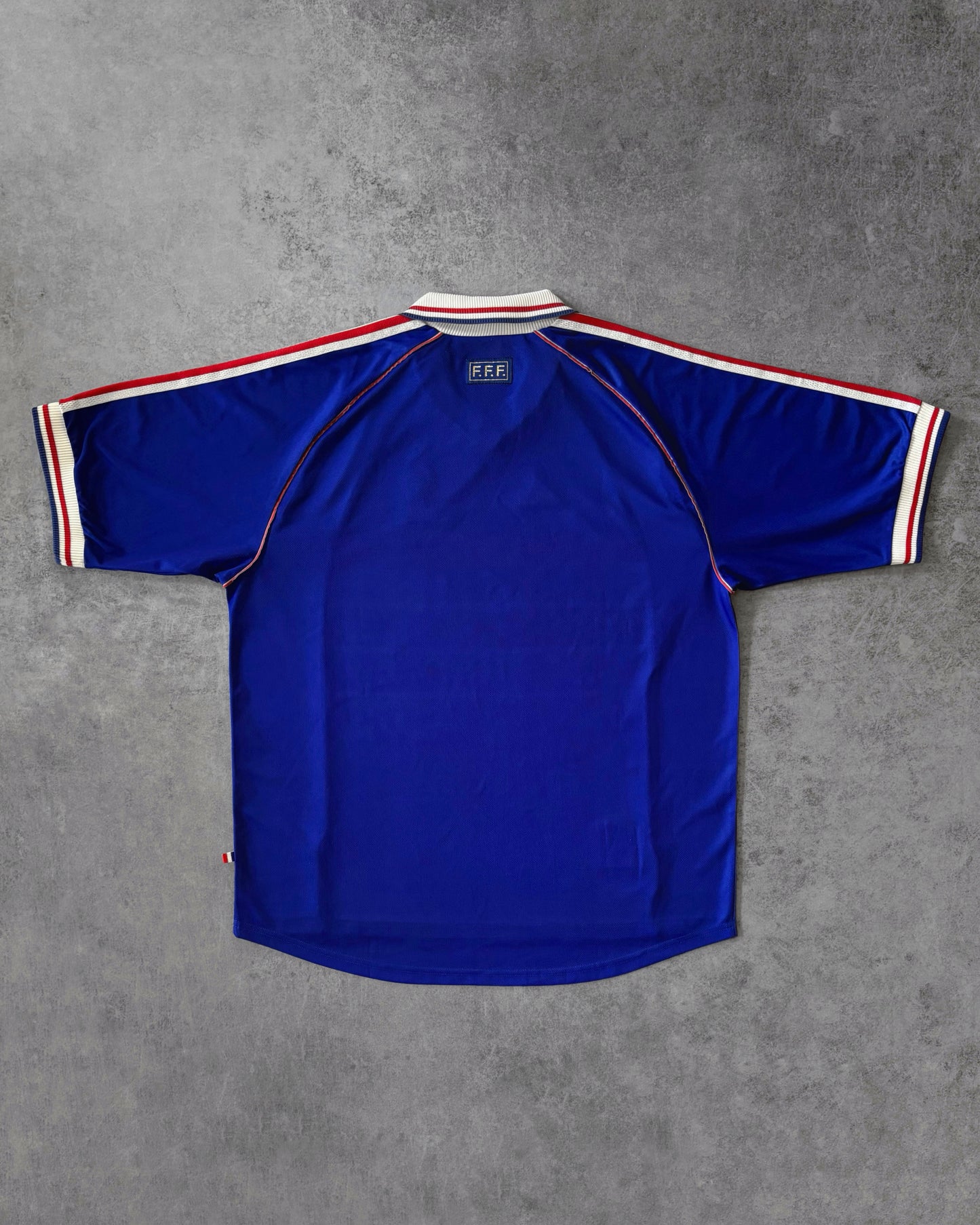 Vintage France 1998 - 2000 Adidas Home Jersey – FFF Blue Shirt – Zidane Era