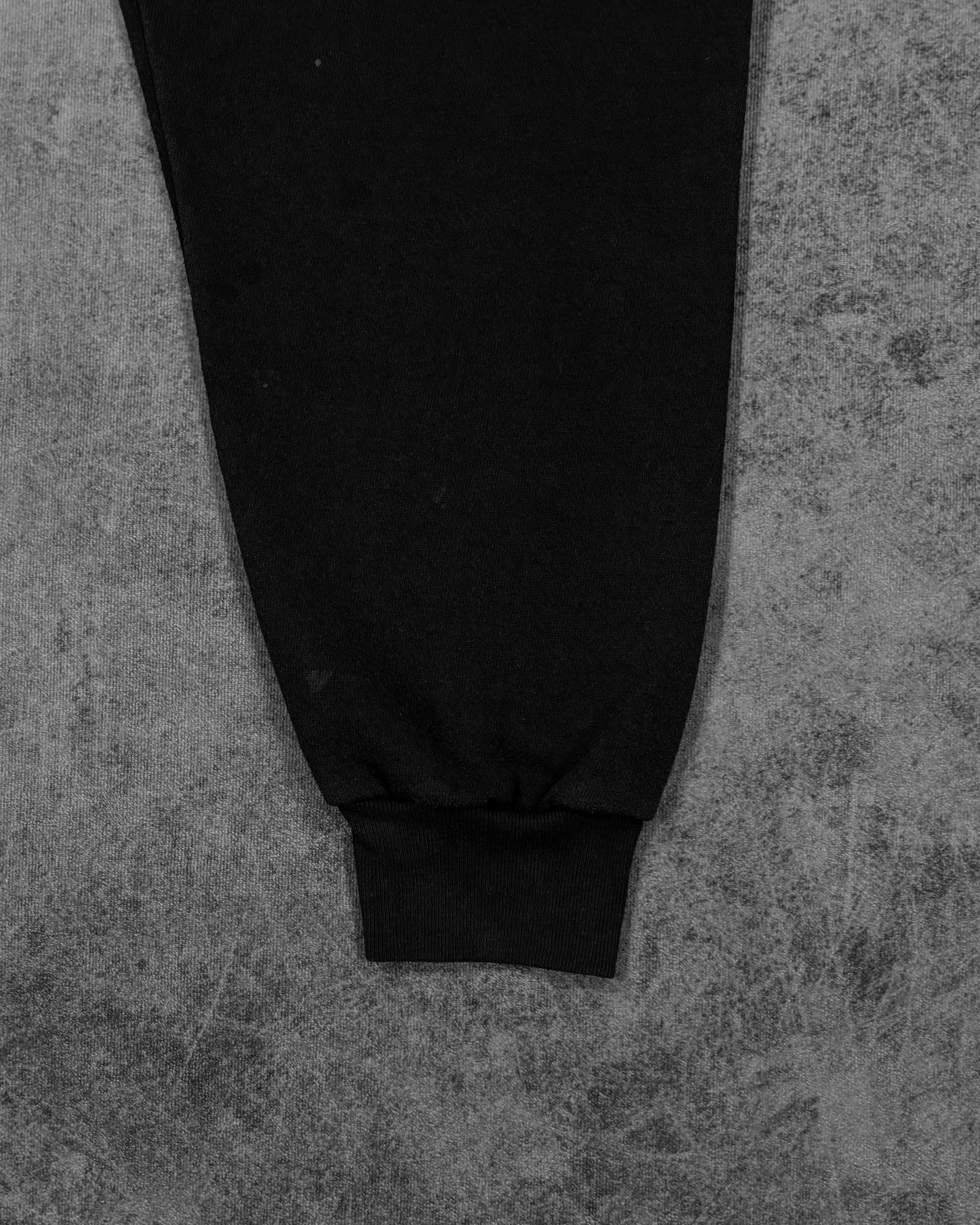 Vintage Early 2000s Distressed Lee Heavyweight Blank Zip Hoodie Black