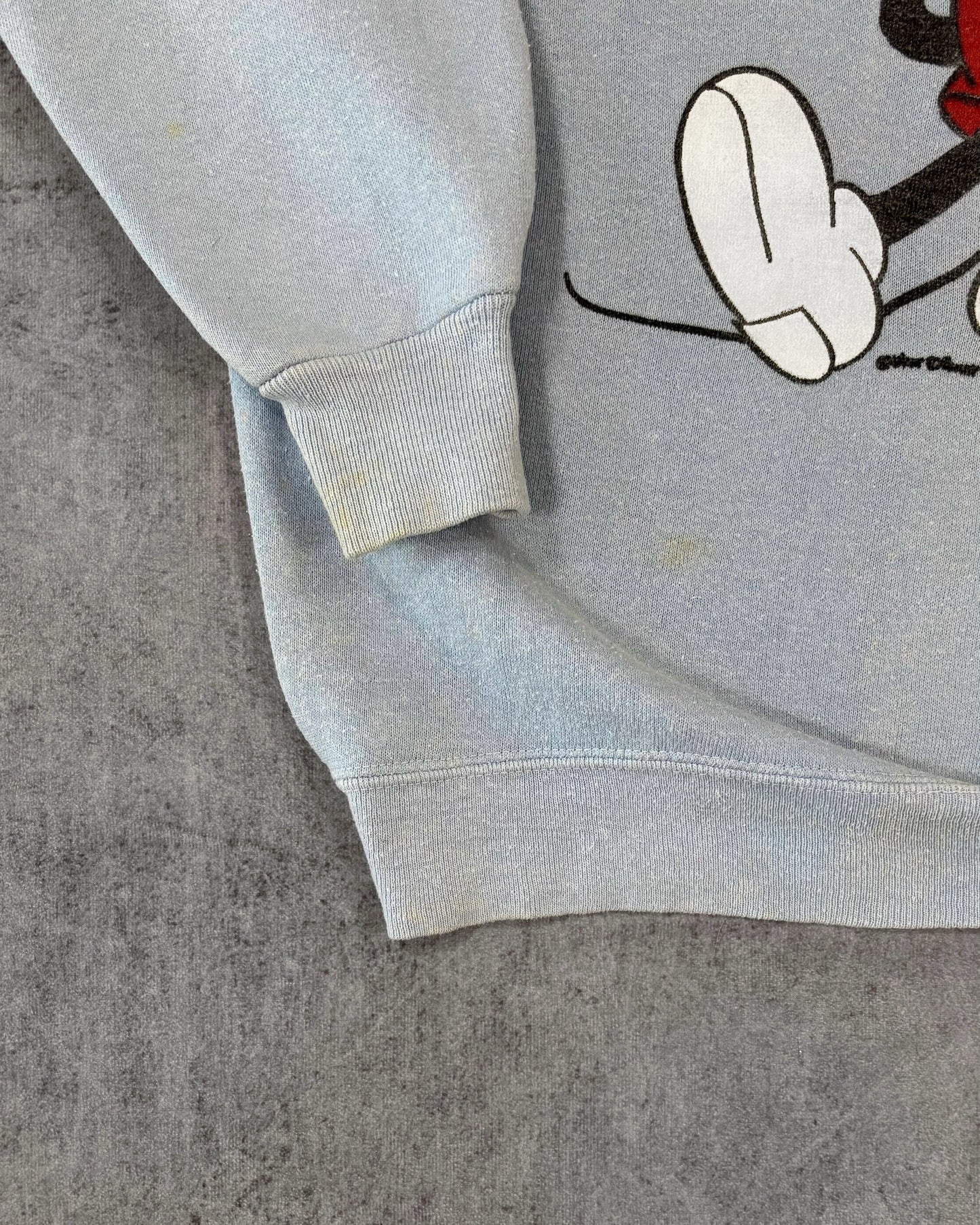 Vintage 1970s Mickey Mouse Disney Sweatshirt – Raglan Crewneck – Screen Print