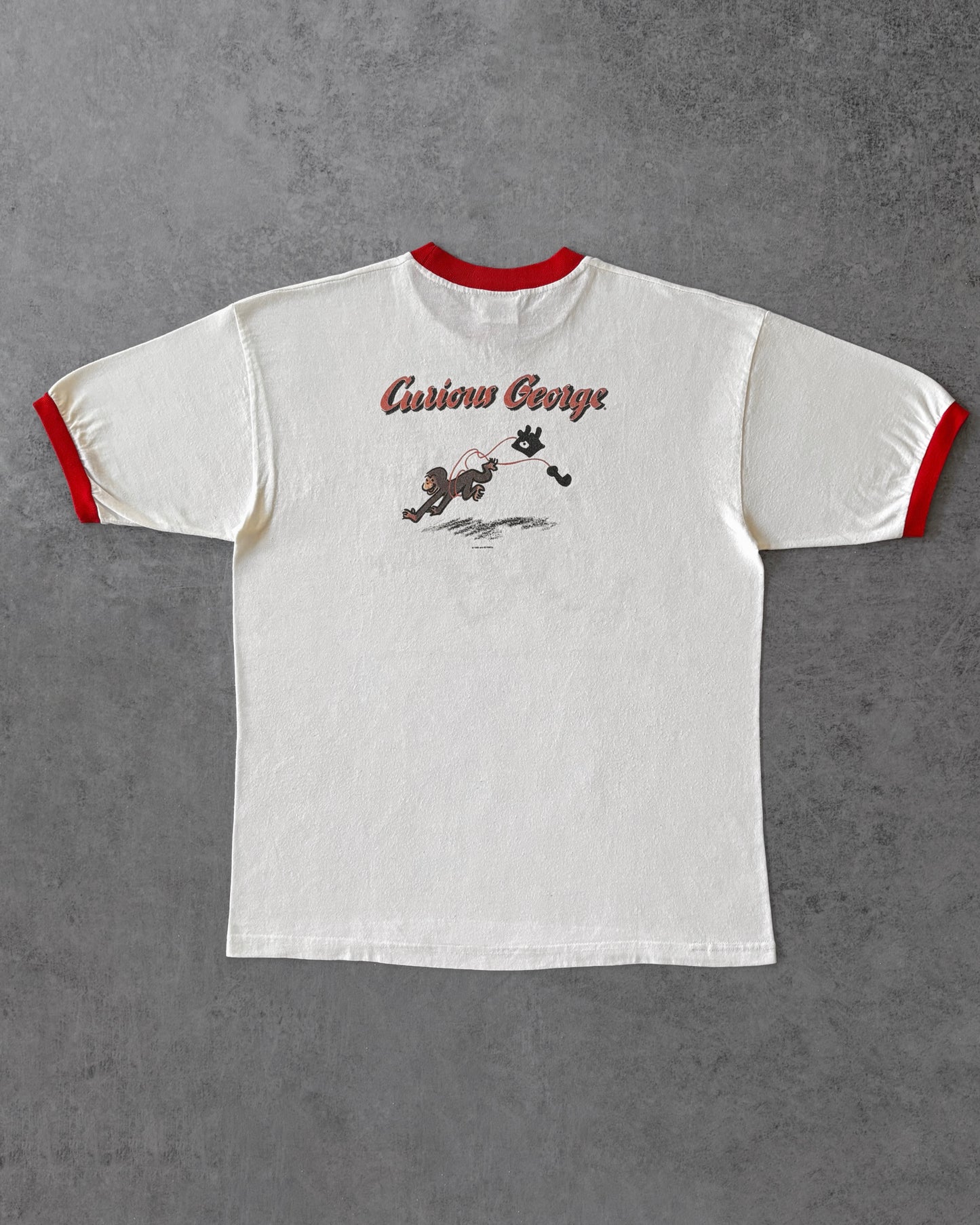 Vintage 1995 Curious George Ringer T-Shirt – Made in USA