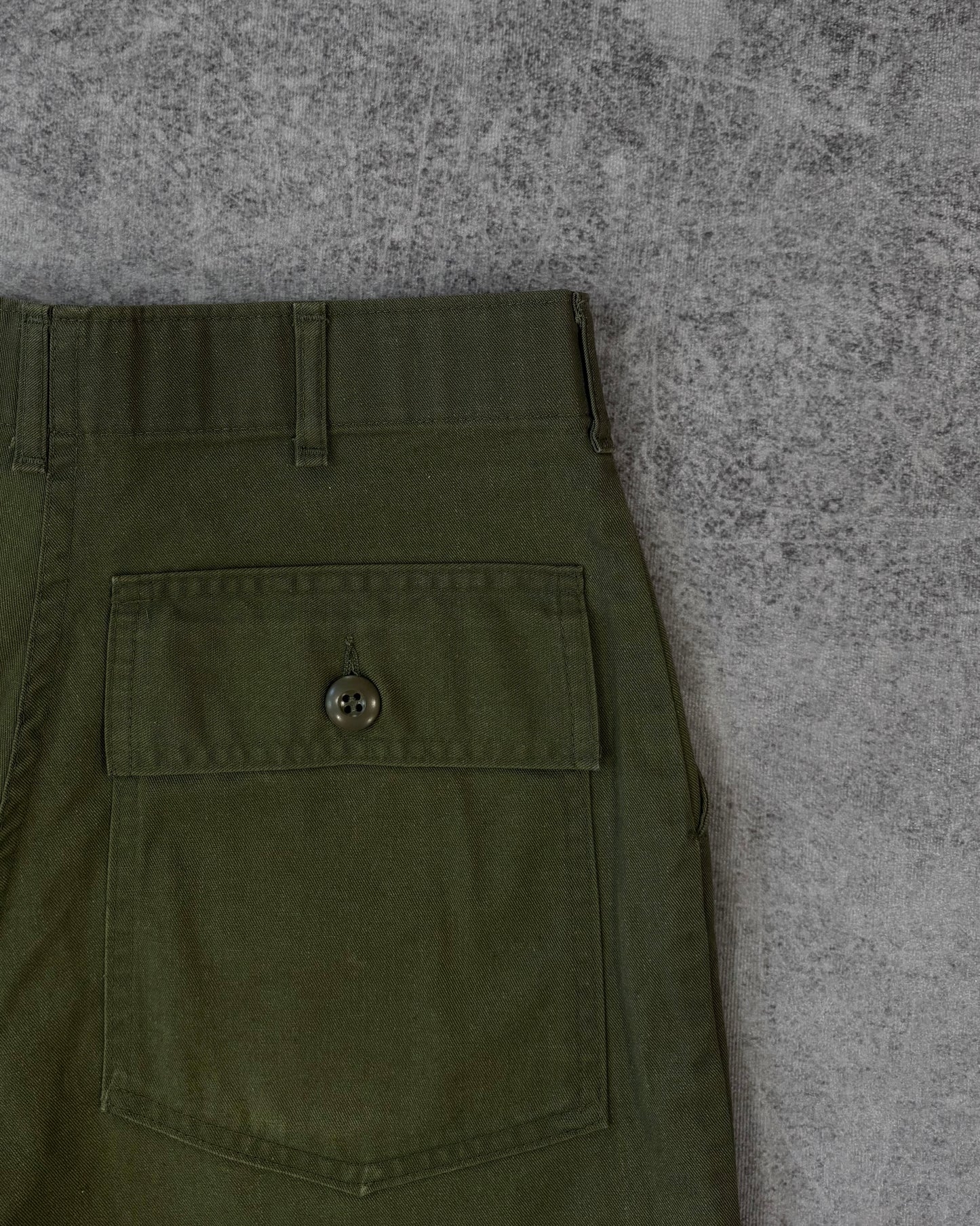 Vintage 1980s US Army OG-507 Fatigue Utility Trousers - Olive Green Military Pants