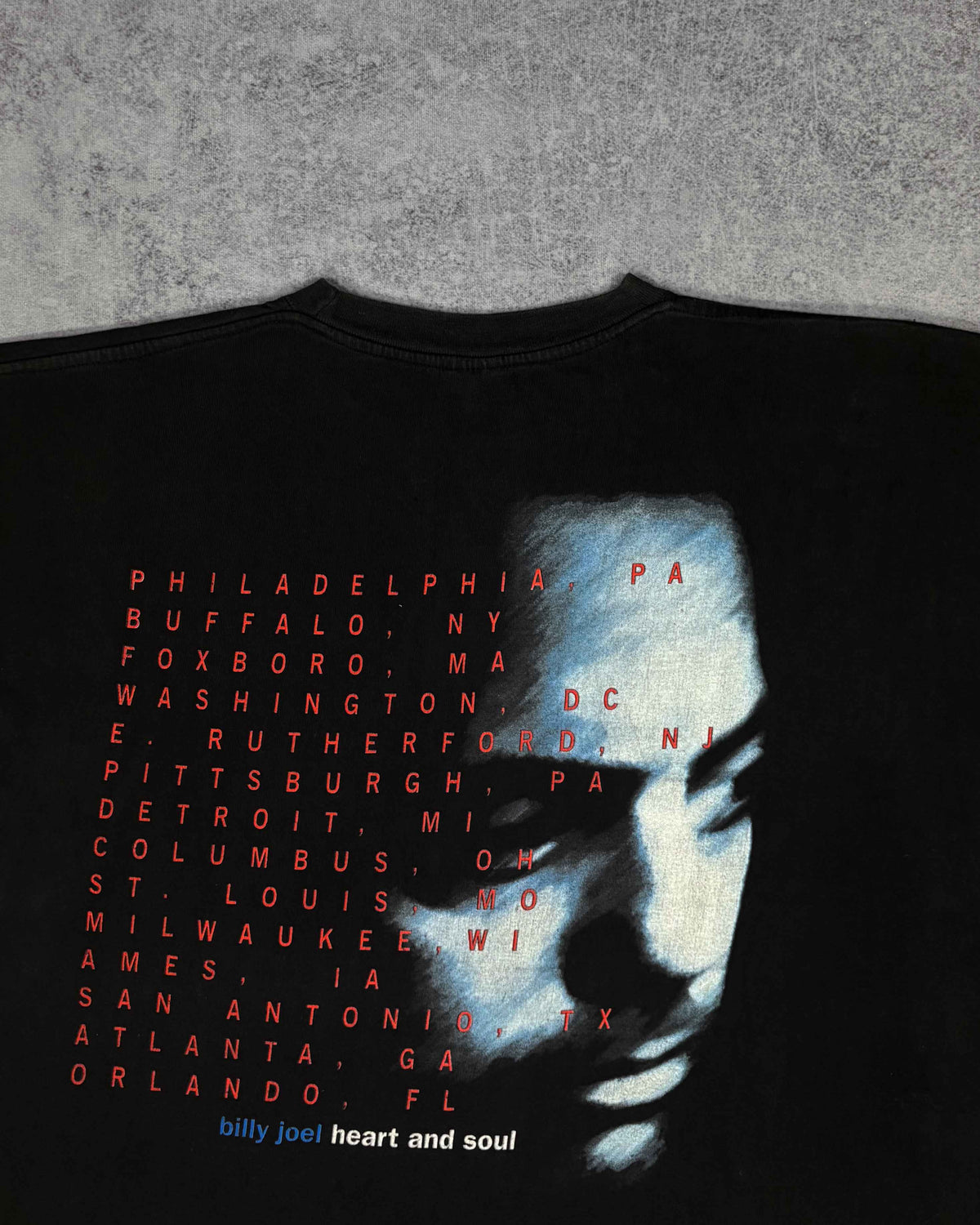 Vintage 1994 Billy Joel Summer of '94 Tour T-Shirt - Marine Drive - Double Sided Graphic