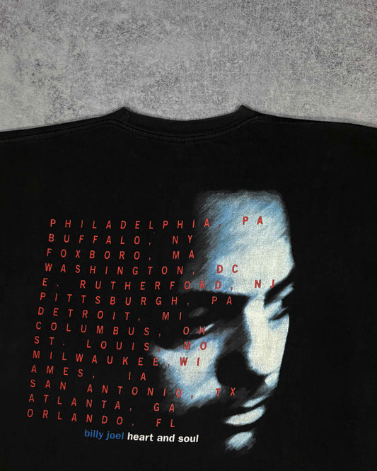 Vintage 1994 Billy Joel Summer of '94 Tour T-Shirt - Marine Drive - Double Sided Graphic