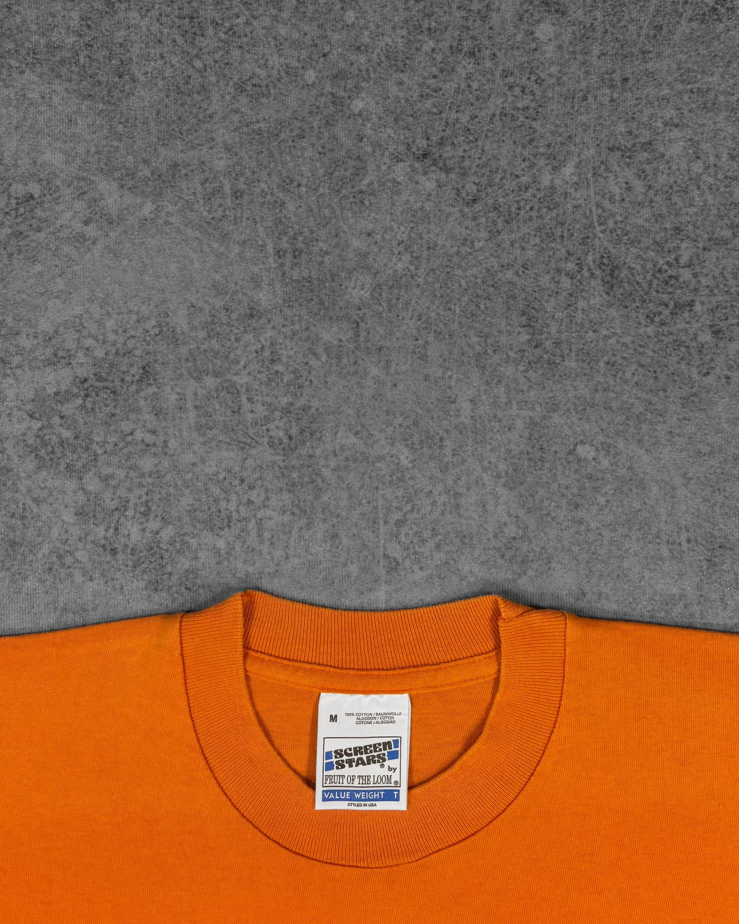 Screen Stars by Fruit of the Loom neck label detail
