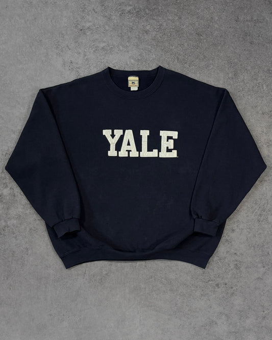 Vintage 2000s Lee Yale Embroidered Crewneck – Heavyweight Collegiate