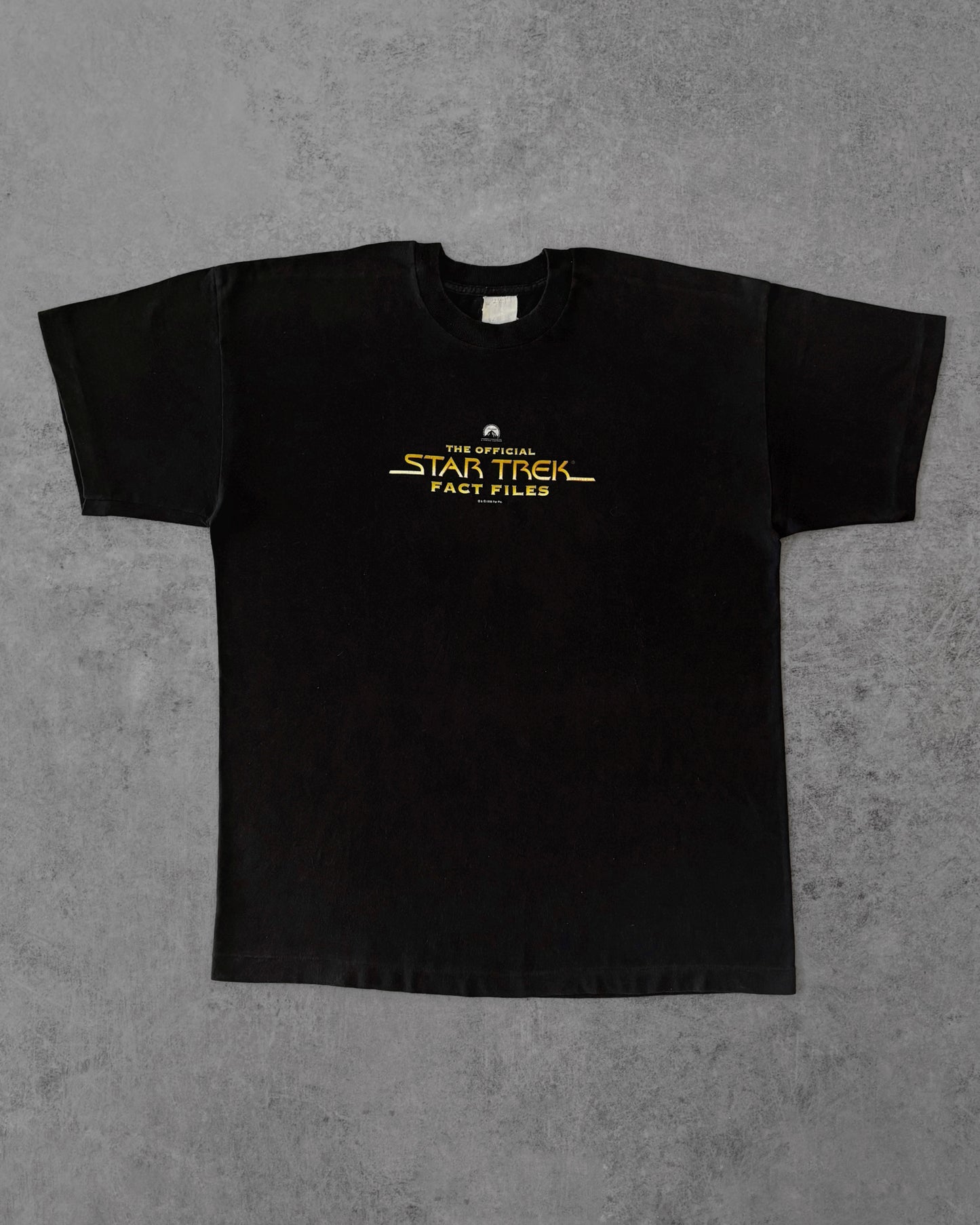 Vintage 1998 Star Trek Fact Files T-Shirt