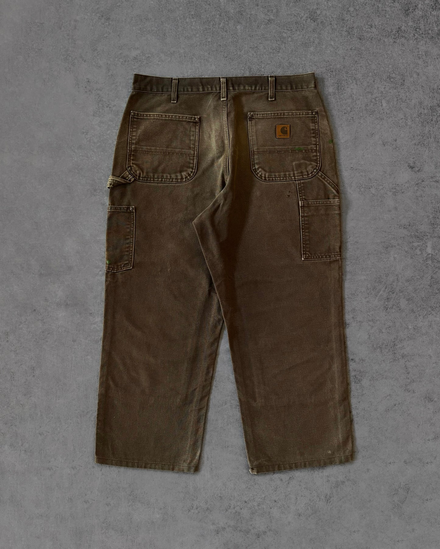 Carhartt B13 Dungaree Double Knee Pants – Brown Canvas – Workwear Fade