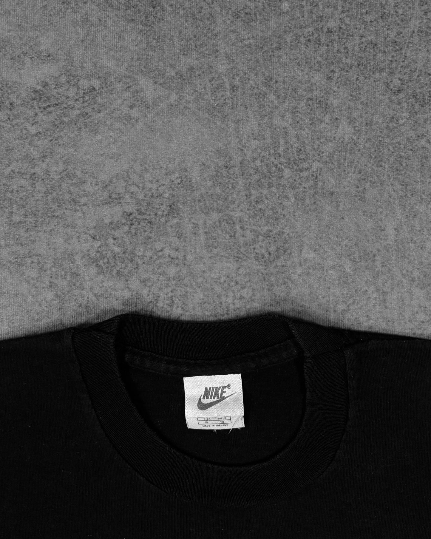 Vintage 1990s Nike Air Graphic T-Shirt – Big Logo Swoosh Tee – Made in Ireland – Single Stitch