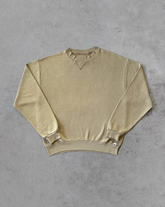 Vintage 1990s Blank Khaki Russell Athletic Crewneck