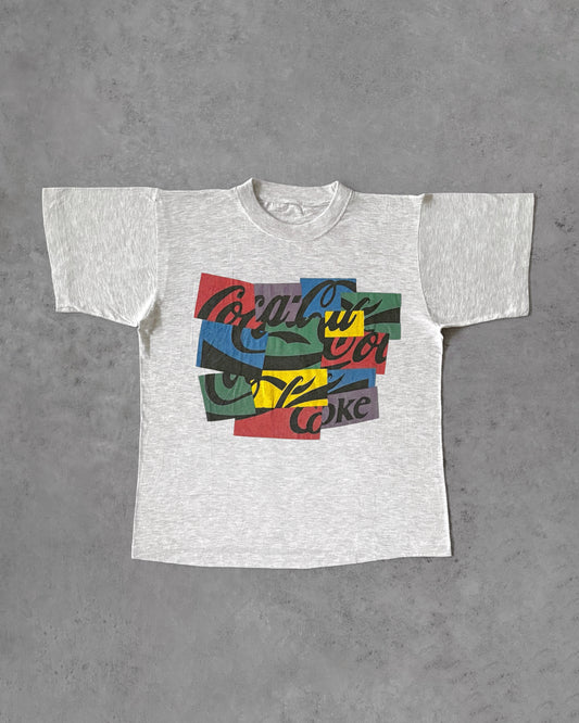 Vintage 1990s Coca Cola Collage Single Stitch T-Shirt