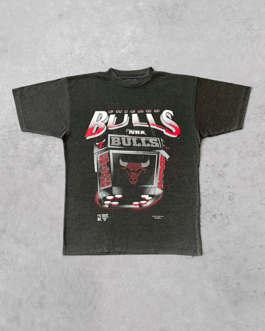 Vintage Early 1990s Chicago Bulls Scoreboard Single Stitch T-Shirt