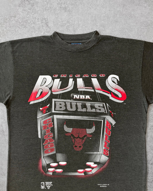 Vintage Early 1990s Chicago Bulls Scoreboard Single Stitch T-Shirt