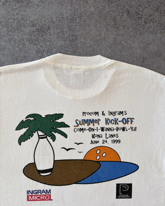 Vintage 1999 Procom × Ingram Micro Tech Event Tee – Kona Lanes Bowling Promo