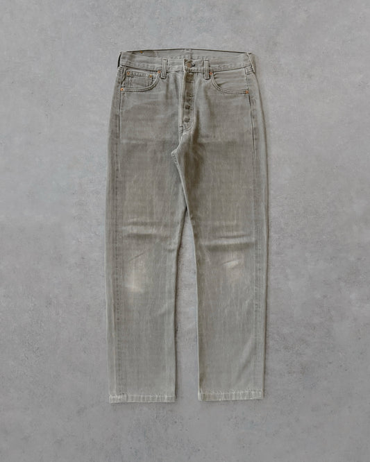 Vintage 1995 Stone Washed Gray Levi's 501
