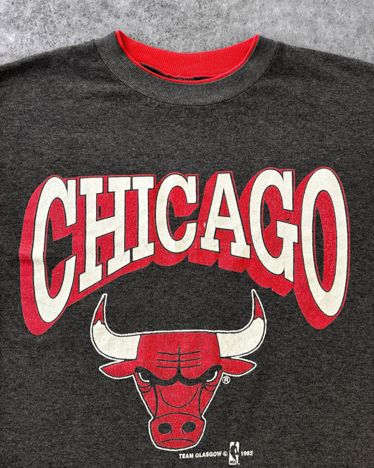 Vintage 1992 Chicago Bulls Double Layered Single Stitch T-Shirt