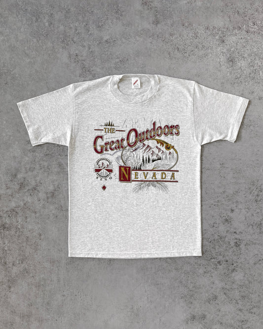 Vintage 1995 “The Great Outdoors Nevada” Bozeman Graduate Single Stitch T-Shirt