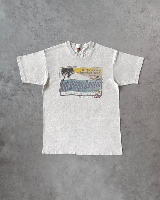 Vintage 1996 San Diego Bayfair Powerboat Racing Distressed Single Stitch T-Shirt