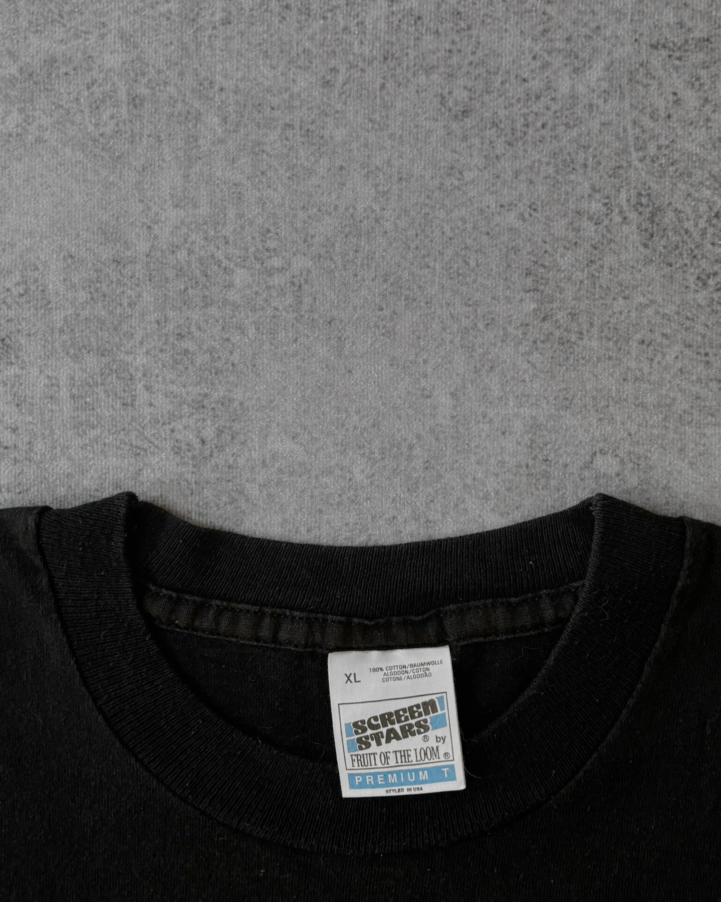 Vintage 90s “Try 2 Read Me” Optical Illusion Tee – Screen Stars – Promo T-Shirt